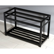 Console Sink Base, Commercial, Steel in Matte Black