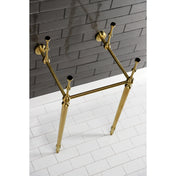 Console Sink Legs, Edwardian, Brass, Brushed Brass