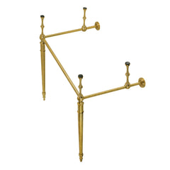 Console Sink Legs, Edwardian, Brass, Brushed Brass