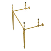 Console Sink Legs, Edwardian, Brass, Brushed Brass