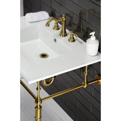 Console Sink Legs, Edwardian, Brass, Brushed Brass