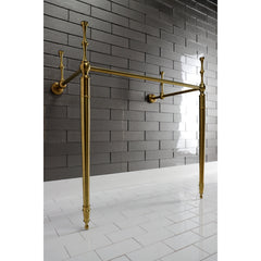 Console Sink Legs, Edwardian, Brass, Brushed Brass