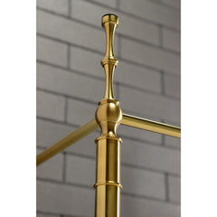 Console Sink Legs, Edwardian, Undermount Compatible, Brass, Brushed Brass