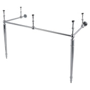 Console Sink Legs, Fauceture, Brass in Polished Chrome