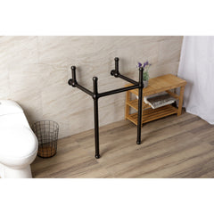 Console Sink Legs, Heirloom, Brass in Oil Rubbed Bronze
