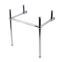 Console Sink Legs, Heirloom, Brass in Polished Chrome