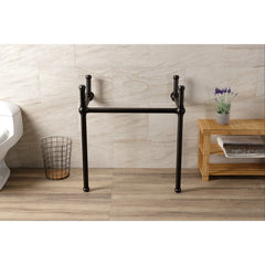 Console Sink Legs, Heirloom, Solid Brass in Oil Rubbed Bronze