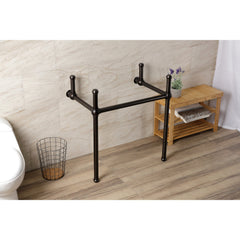 Console Sink Legs, Heirloom, Solid Brass in Oil Rubbed Bronze