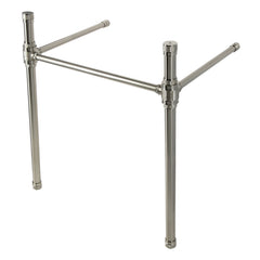 Console Sink Legs, Sona, Convergent Brass in Brushed Nickel