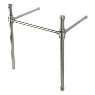 Console Sink Legs, Sona, Convergent Brass in Brushed Nickel