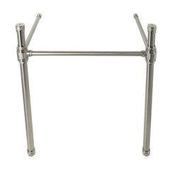 Console Sink Legs, Sona, Convergent Brass in Brushed Nickel