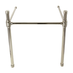 Console Sink Legs, Sona, Knurled Design in Polished Nickel