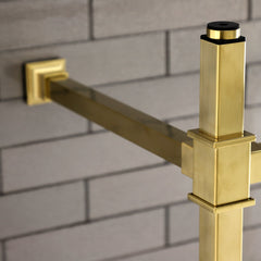 Console Sink Legs, Sona, Stainless Steel in Brushed Brass