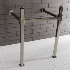 Console Sink Legs, Sona, Stainless Steel in Polished Nickel