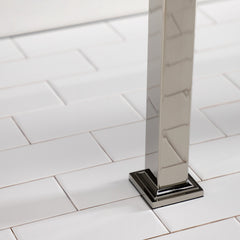 Console Sink Legs, Sona, Stainless Steel in Polished Nickel