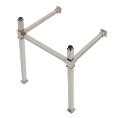 Console Sink Legs, Sona, Stainless Steel in Polished Nickel