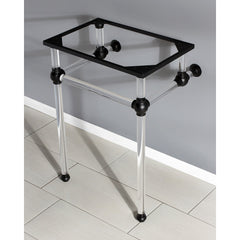 Console Sink Legs, Templeton, Acrylic in Matte Black