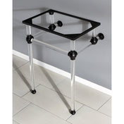 Console Sink Legs, Templeton, Acrylic in Matte Black