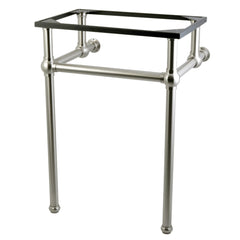 Console Sink Legs, Templeton, Metal, Brushed Nickel