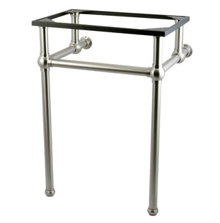 Console Sink Legs, Templeton, Metal, Brushed Nickel