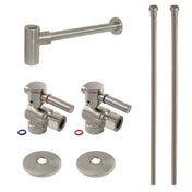 Console Sink Plumbing Supply Kit, Trimscape, 7-Piece, Brass