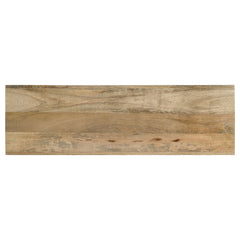 Console Table, 46 in Wide, Solid Mango Wood in Brown