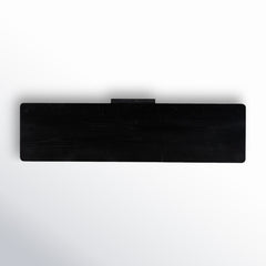 Console Table, 48 in Wide with Black Wire-Brushed Finish