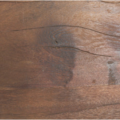Console Table, 60 in Solid Reclaimed Wood with Brown Finish