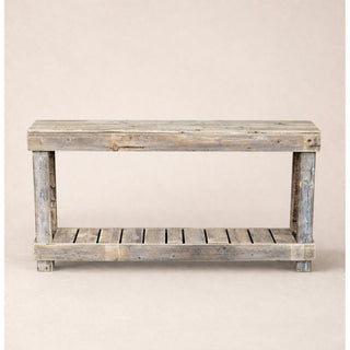 Console Table, 60 Inch, Natural Reclaimed Pine