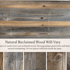 Console Table, 60 Inch, Natural Reclaimed Pine