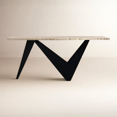 Console Table, 68 in Wide, Natural Oak Top with Black Iron Base