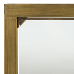 Console Table and Media Stand, 3-Tier Tempered Glass with Antique Brass Iron Base