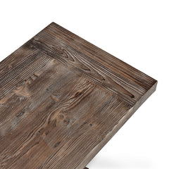 Console Table, Reclaimed Pine in Rustic Brown