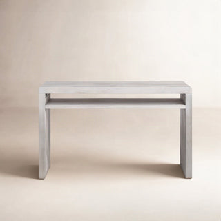 Console Table, Solid Mango Wood in Natural