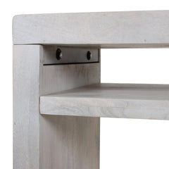 Console Table, Solid Mango Wood in Natural