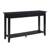 Console Table with Drawer and Shelves, 48-Inch Wide