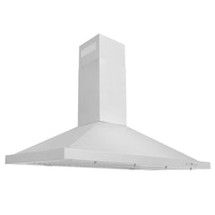 Convertible Wall Mount Range Hood, 42 In., Stainless Steel, LED