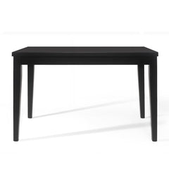 Counter Height Dining Table, Rubberwood Frame, Rectangular, Black