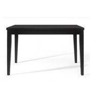 Counter Height Dining Table, Rubberwood Frame, Rectangular, Black