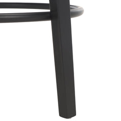 Counter Stool, Stackable, Solid Wood Frame, Black