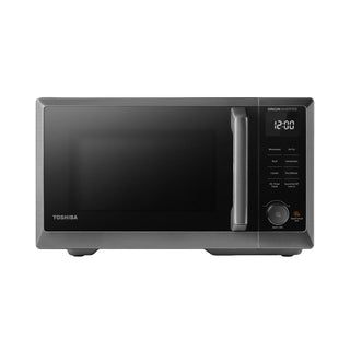 Countertop Microwave Air Fryer Combo, 0.9 Cu Ft in Black Stainless Steel