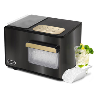 Countertop Nugget Ice Maker, SonicSnö, 40 lb Daily, Gold/Black