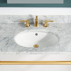 Countertop, Verona, 36 in. with Single Basin in Carrara White