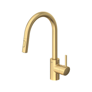 Concetto Single Handle Kitchen Faucet in Brushed Cool Sunrise