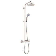 Croma 220 Thermostatic Shower Faucet in Brushed Nickel | product photo