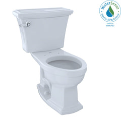 Eco Clayton® Two-Piece Elongated 1.28 GPF Universal Height Toilet in Cotton | product photo
