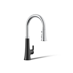 Kohler Tone Touchless Pull-Down Kitchen Sink Faucet with Three-Function Sprayhead | product photo