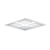 WaterTile Rain Overhead Showering Panel with 4 22-Nozzle Sprayheads