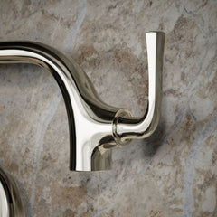 Kohler Graze Wall-Mount Pot Filler in Vibrant Polished Nickel | product photo