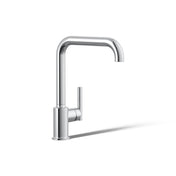 Purist Single-Hole Kitchen Sink Faucet with 8" Spout in Polished Chrome